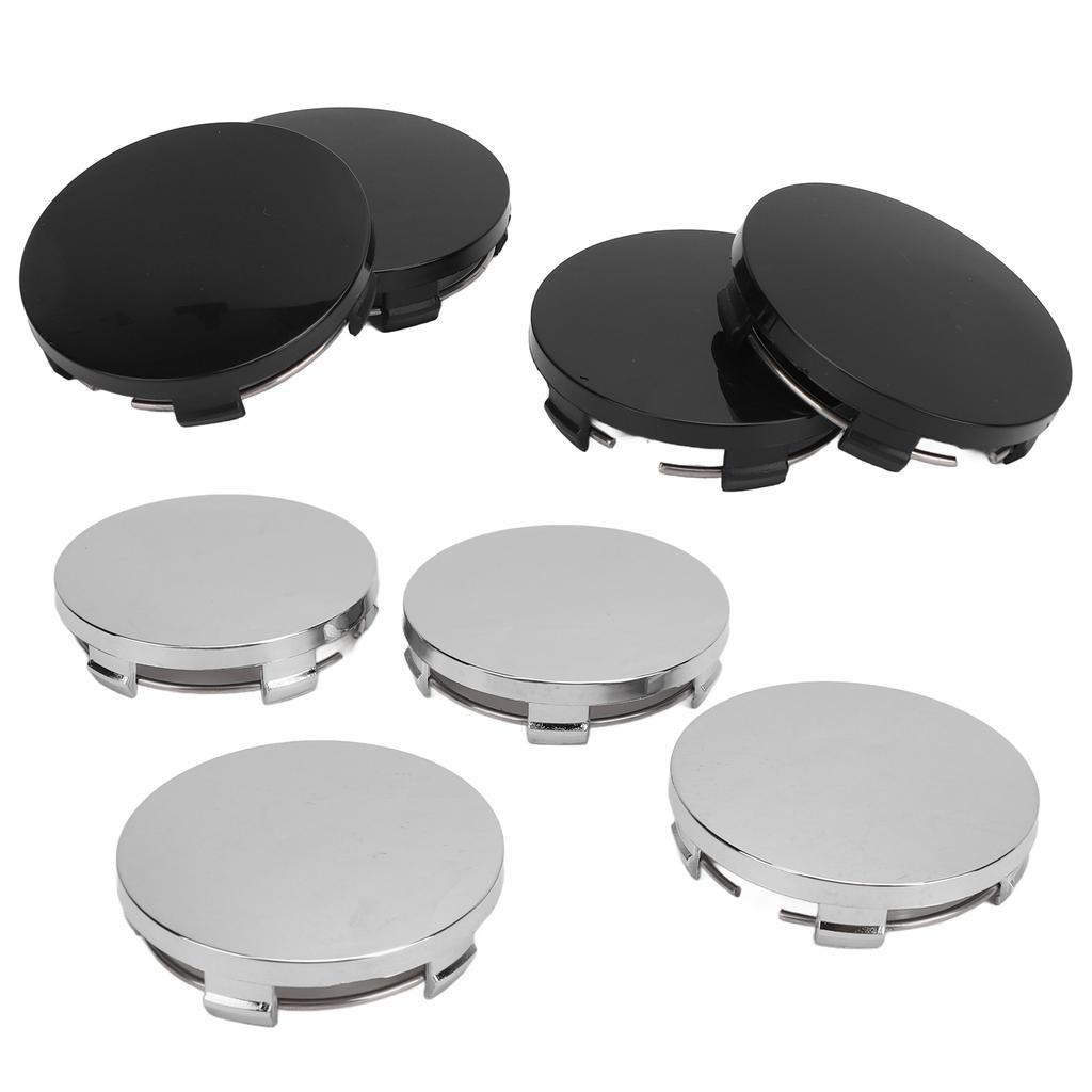4PCS 60mm Car Wheel Center Hub Cap with Iron Stylish Wheel Tyre Center Rim Hub Cover