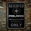 "Polaris Parking Only"Vintage Metal Wall Sculpture|Aluminum,Halloween&Christmas Gift,Garden/Yard Decor