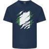 Torn Nigeria Flag Nigerian Day Football Unisexs Light Cotton TShirt