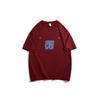 Pure Cotton Shoulder Short-sleeved T-shirt Women's American High Street Niche Design Sense Summer New Half-sleeved Loose Large-size Top