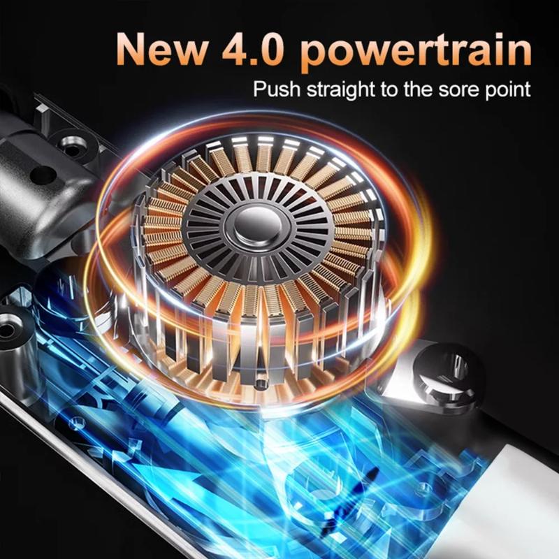 Professional Grade High-frequency Vibration Muscle Relaxation Massage Gun, Multifunctional Intelligent Touch Screen Fascia Gun