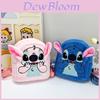 Stitch Plush Backpack For Students With Cushioned Straps Durable Polyester Material Special Characters Included
