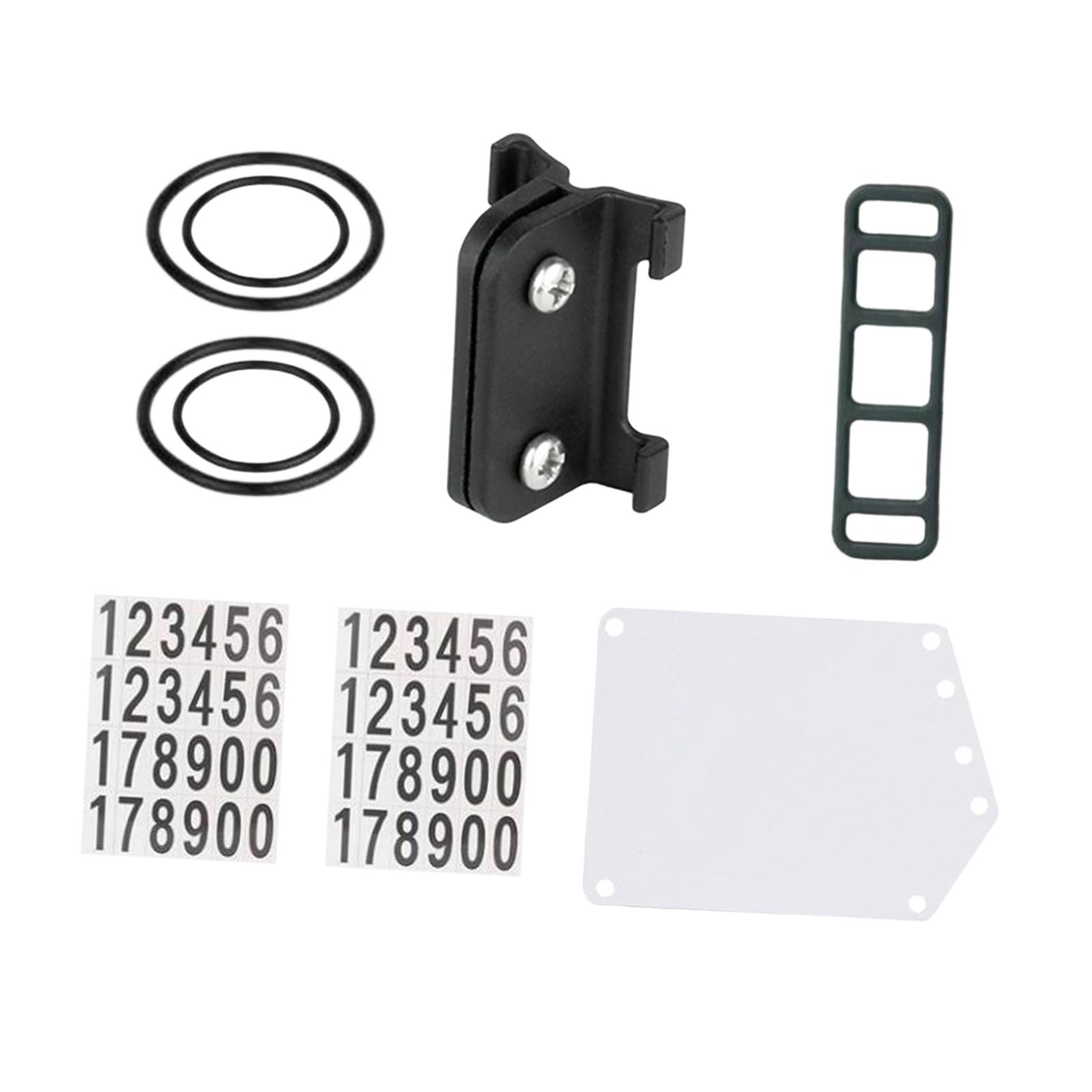Cycling Number Plate Holder Bicycle Cards Bracket Cycling Race Number Holder Easy Installation for Men Cycling Women Enthusiasts nero