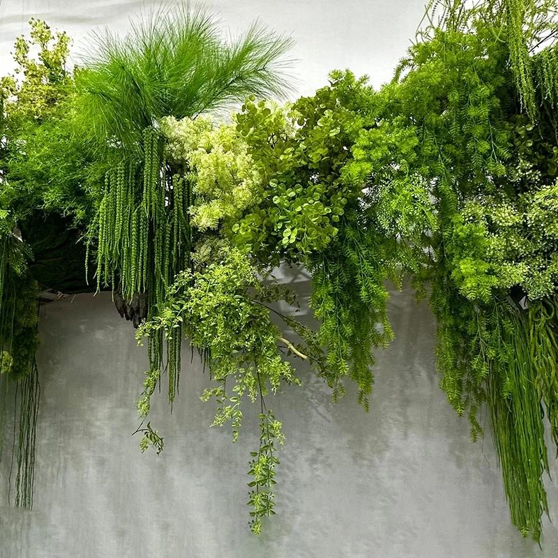 Artificial Plant Home Decoration Simulation Weeping Willow Hanging Willow Leaf Vine Wedding Party Background Decorative
