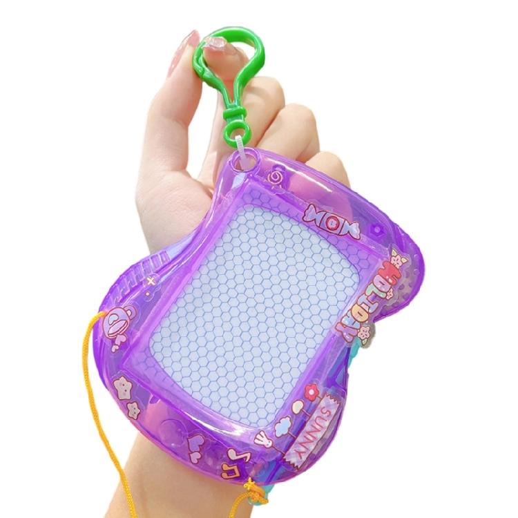 Travel Size Small Magnetic Art Boards Colorful Key RingS Clip Portable Doodling Set Plastic Texture Suitable for Children