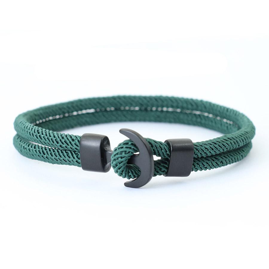 Neues Einzigartiges Ankerarmband Für Männer A-Qualität 4mm Schnurarmband 7 Farben Verfügbar Keine Verformung Kein Pilling Perfektes Geschenk Für Ihn