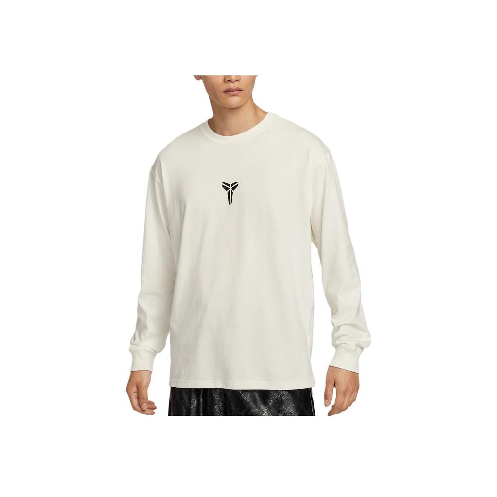 Nike SS25 Serie Anno del Mamba Comodo Pullover Moda Maglietta a Maniche Lunghe Uomo Top Bianco IB0242-133