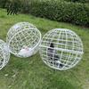 Portable Poultry Habitat Ball Shaped Movable Chicken House Rollable Enclosure Round Hutch Plastic Rabbit Exercise Pen Coop Safety Cage To Prevent Dog