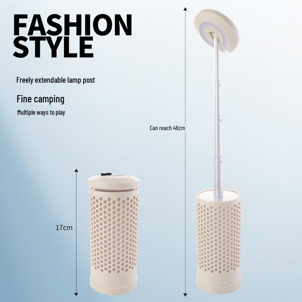 Rechargeable Telescopic Camping Lantern with Dual Color Temperature