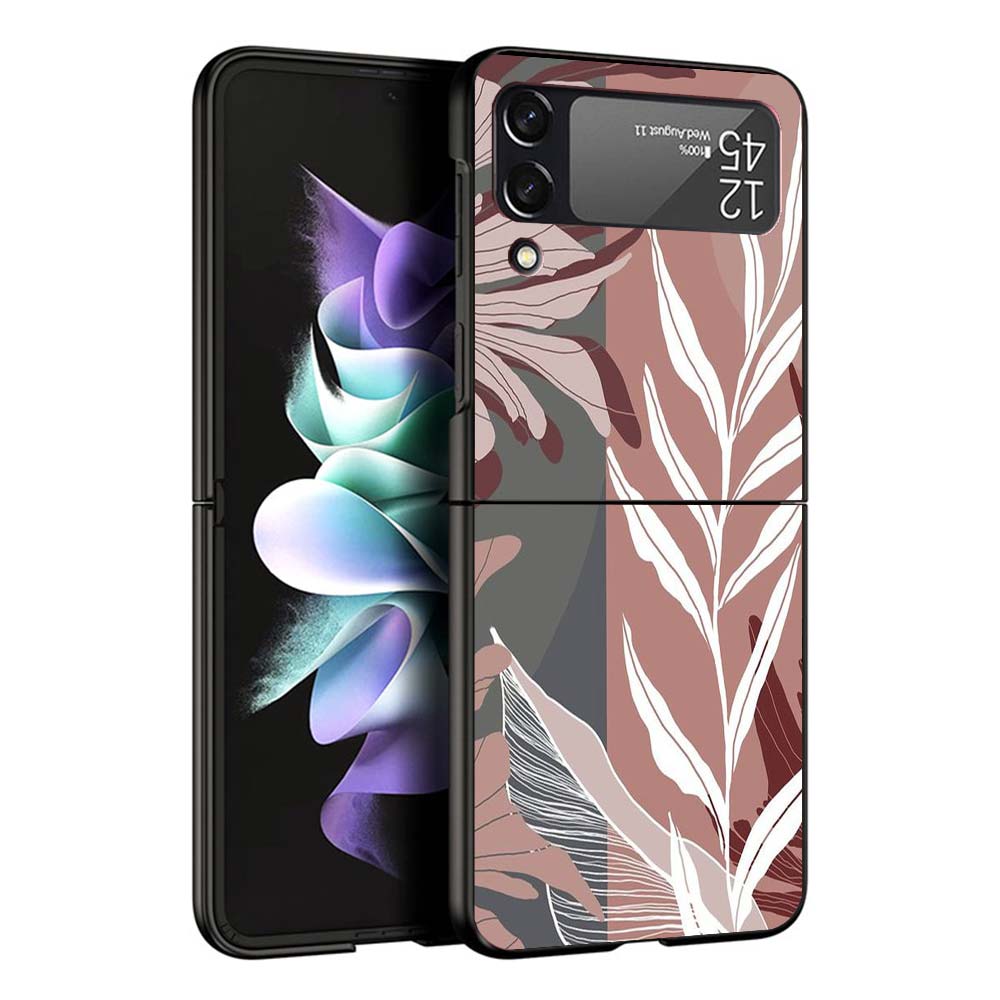 Abstract Women Face Line Phone Case For Samsung Galaxy Z Flip7 Flip6 5G Flip5 Flip4 Flip3 ZFlip 7 6 3 4 5 Shockproof Back Cover