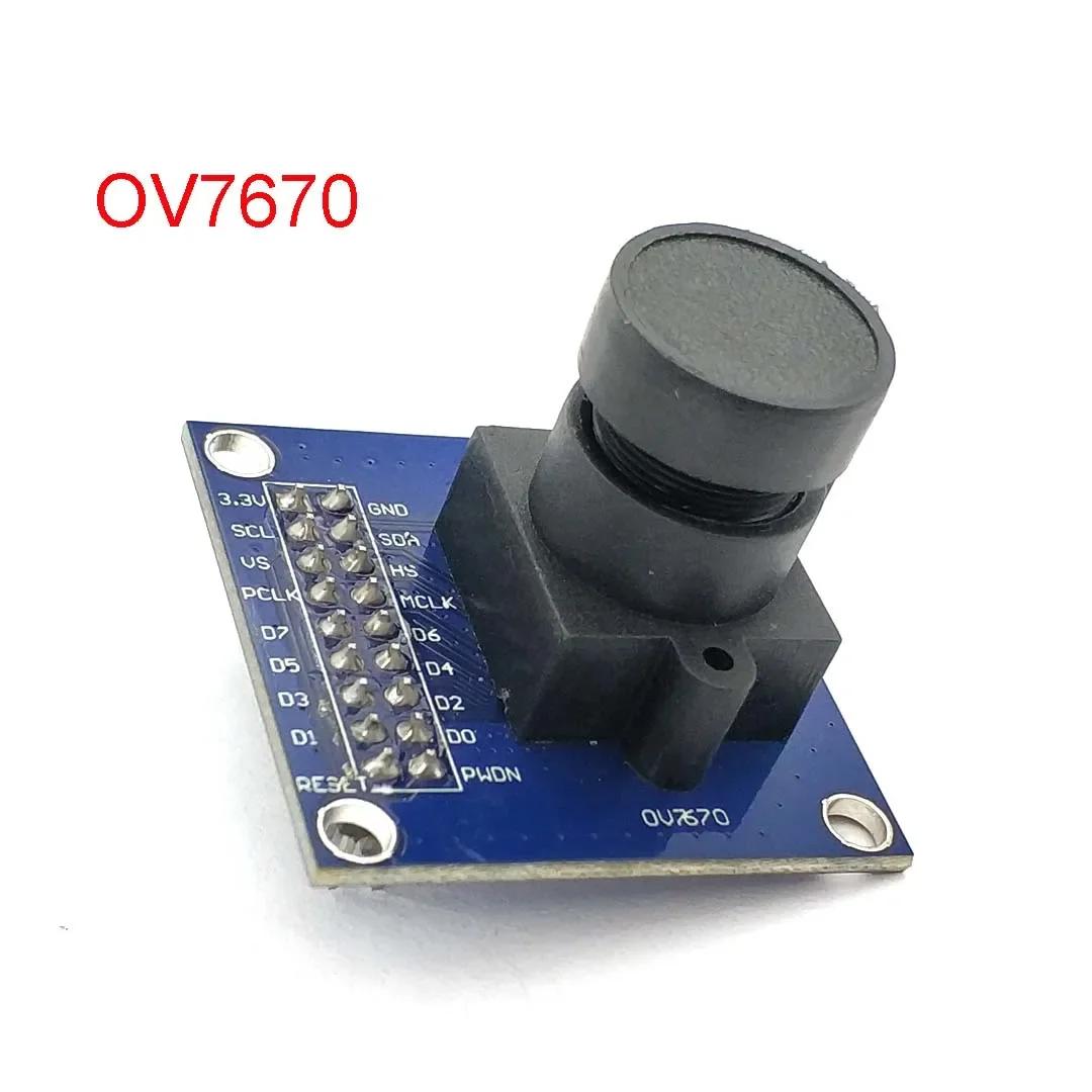 

OV7670 Camera Module OV7670 ModuleSupports VGA CIF Auto Exposure Control Display Active Size 640X480 for Arduino OV7670