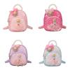 Trendy Modern Cartoon Princess Backpack Breathable Pu School Bag For Kids