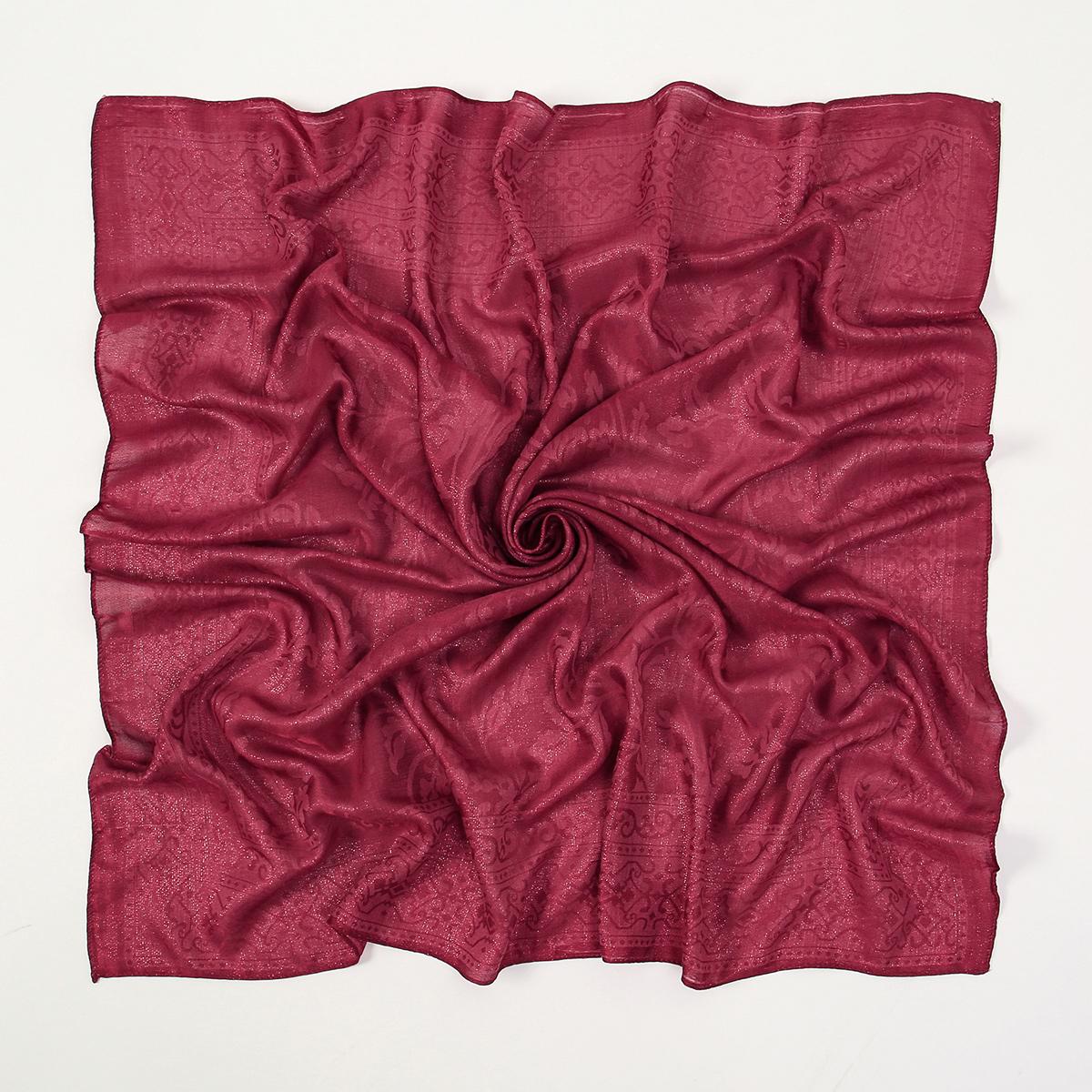 Мусульманский Квадратный Шарф 100 см С Принтом Пейсли Хиджаб Шарф Женский Мусульманский Головной Платок Модный Женский Тюрбан Рамадан Платок на Голову