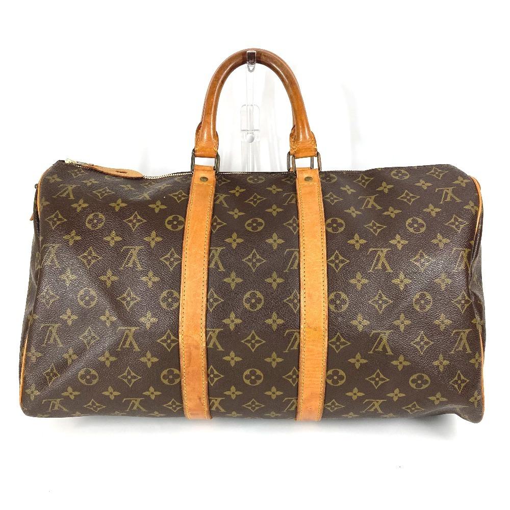 Louis Vuitton M41428 Monogram Keepall45 Travel Bag Old Model Duffle Bag Brown