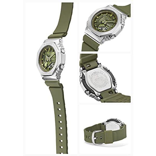 CASIO G-SHOCK Quartz OCTAGON Metal Covered Men's Watch Green GM-S2100-3AJF NEW