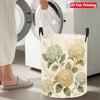 Collapsible Laundry Basket Large Round Waterproof Fabric Hamper Dirty Clothes Storage Bin Toy Organizer with Handles