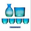Shangqi Hammered Glass Decanter and Wine Cup Set