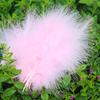 50Pcsdiy Color Feather Full Fleece Turkey Feather Clothing Antique Headdress Pet Toy Handicraft Decoration