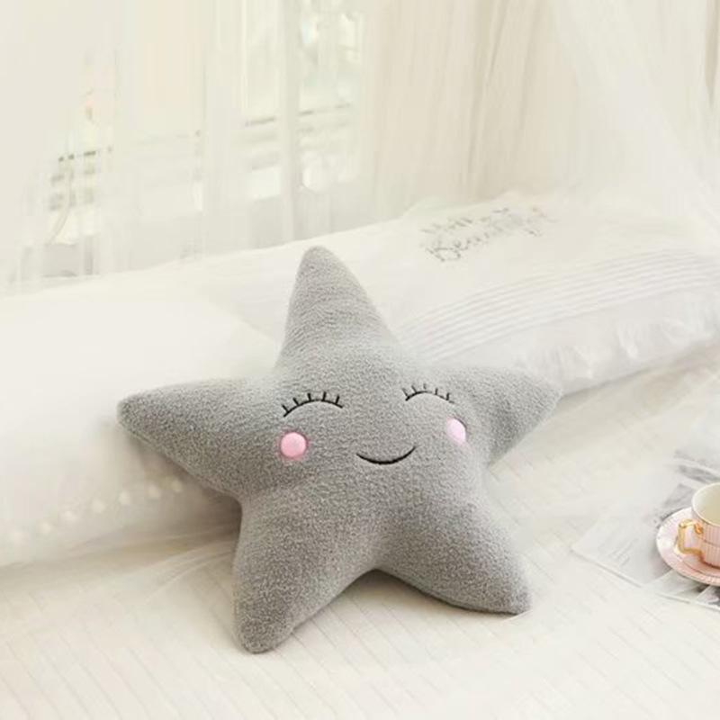 INS Starry Sky Series Throw Pillow | Plush Cloud, Moon, Raindrop, and Star Sofa Cushions for Children's Room Decor