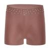 Girls Performance Shorts Sparkling Rhinestones Waistband Figure Skating Dance Gymnastics Bottom
