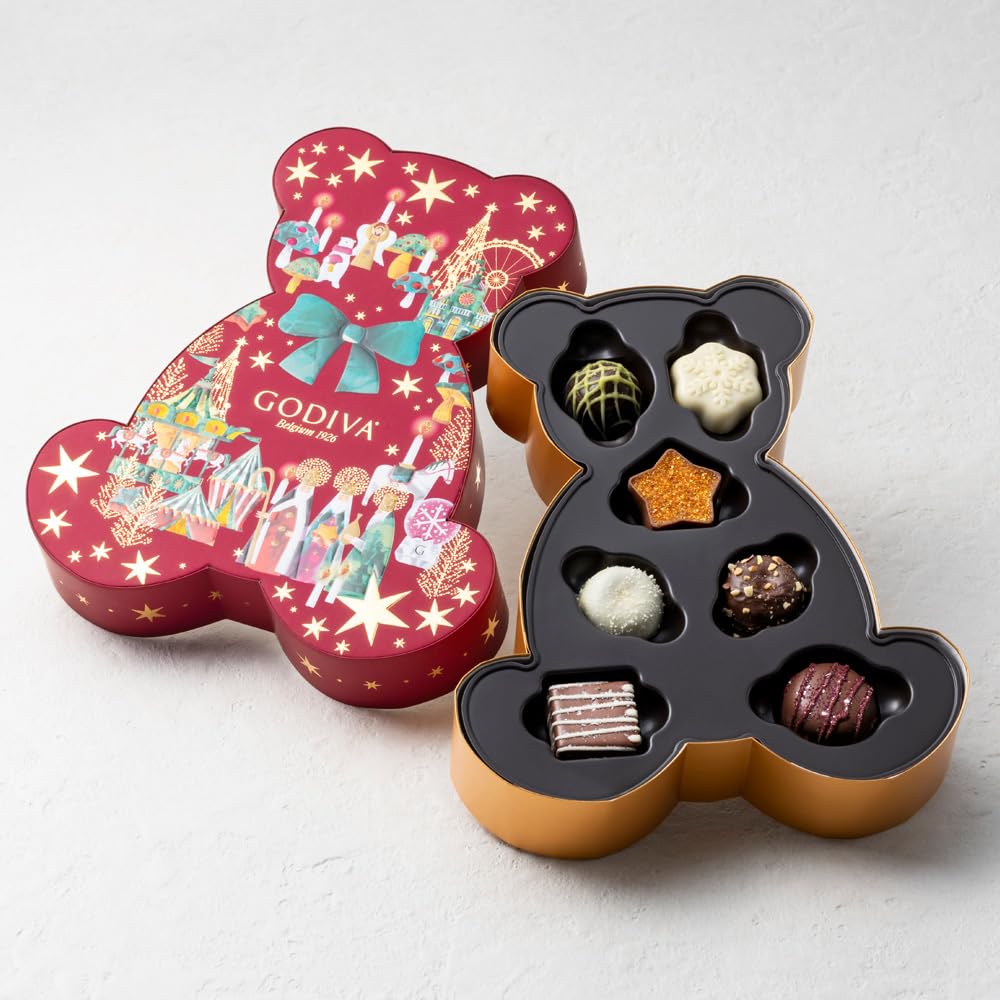 

Ассортимент шоколадных подарочных сладостей Godiva Godiva Winter Wonders Bear Selection (ГОДИВА) (7 штук)