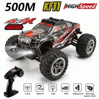 KF11 Rc 4WD Auto RTR Bürstenloses Offroad-Fernbedienungsfahrzeug Hochgeschwindigkeits-Rennwagen Kletterspielzeug Spielzeug für Kinder Erwachsene Geschenk