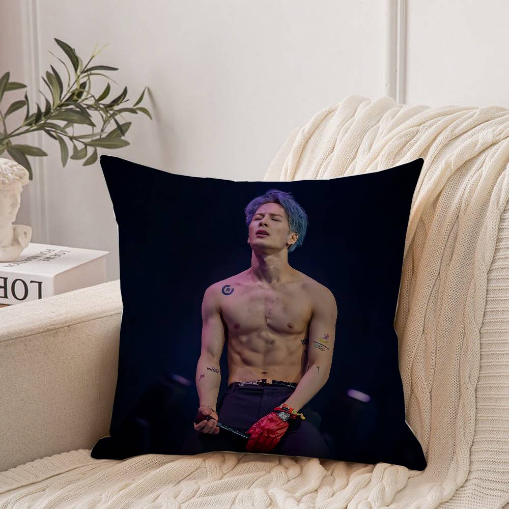 Host J-JacksonS W-WangS Pillow Case Home Decor Throw For Sofa Bed Car Room Decor Gift Idea