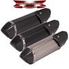Universal Modified Exhaust Pipe for Motorcycle Models: 502C, Ninja 250, Z400, R25, MT-03, R1, and NVX 155.