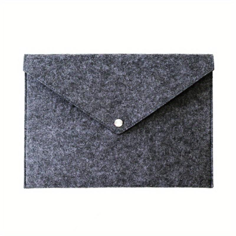 

Сумка для файлов Минималистичный бизнес Офисные принадлежности A4 Данные Пряжка Кнопка-защелка Сумка для документов Папка для файлов Сумка для хранения темно-серого