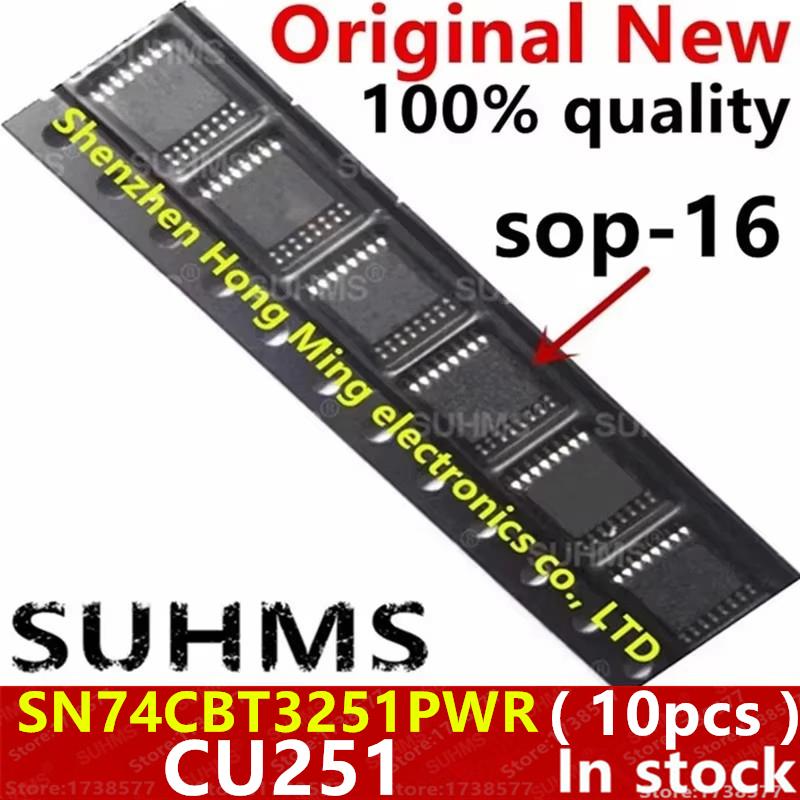 (10piece)100% New CU251 SN74CBT3251 SN74CBT3251PWR sop-16