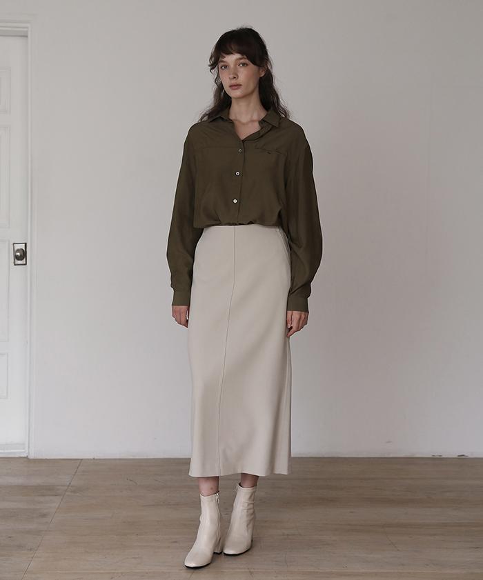Beleunepeu Runt Slim Skirt_2 Colors