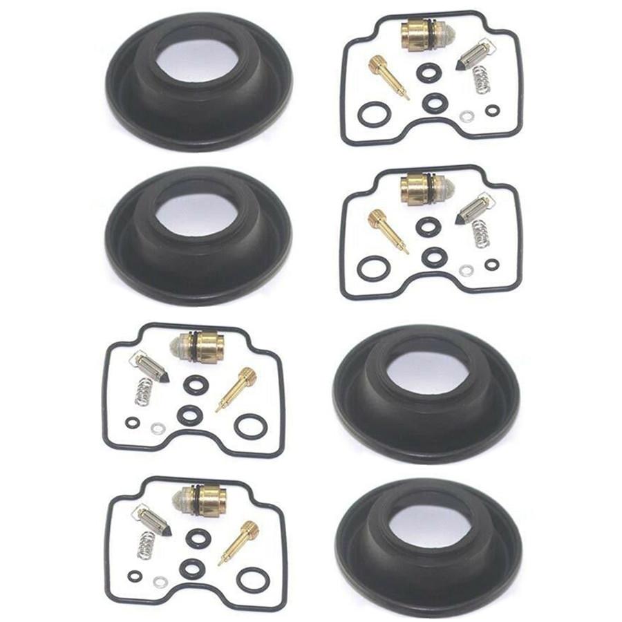 4 Sets for Bandit 1200 GSF1200 GSF1200S 2001-2005 GSF 1200 Motorcycle Carburetor Repair Kit Plunger Diaphragm Rubber