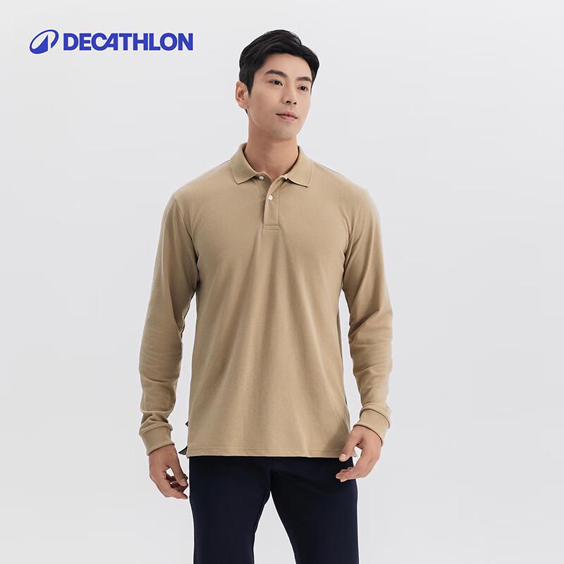 Мужская гольф-поло с длинным рукавом Decathlon XL