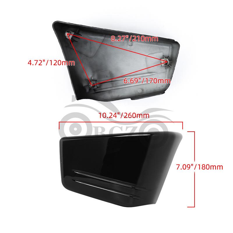 TVTX1800 Side Panel Battery Cover for Harley Cruiser Prince Cars