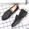 Elegante Herren-Softleder-Slipper Handgefertigte Herren-Freizeitschuhe Allround-Mokassins Slipper Flats Mode Herrenschuhe Fahrschuhe