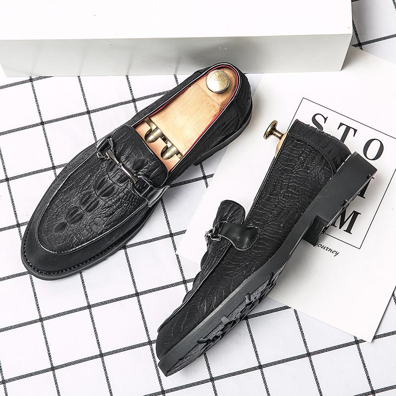 Элегантные мягкие мужские кожаные лоферы — фото 4