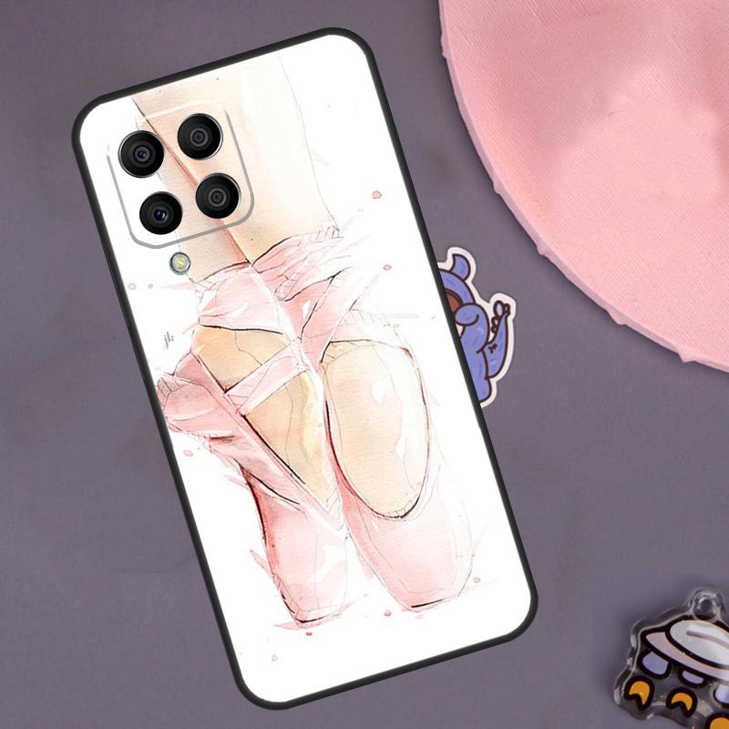 Ballet Ballerina Dancer Case For Samsung Galaxy M23 M33 M53 M13 M12 M32 M52 M55 M14 M34 M54 M20 M51 M21 M30s M31s