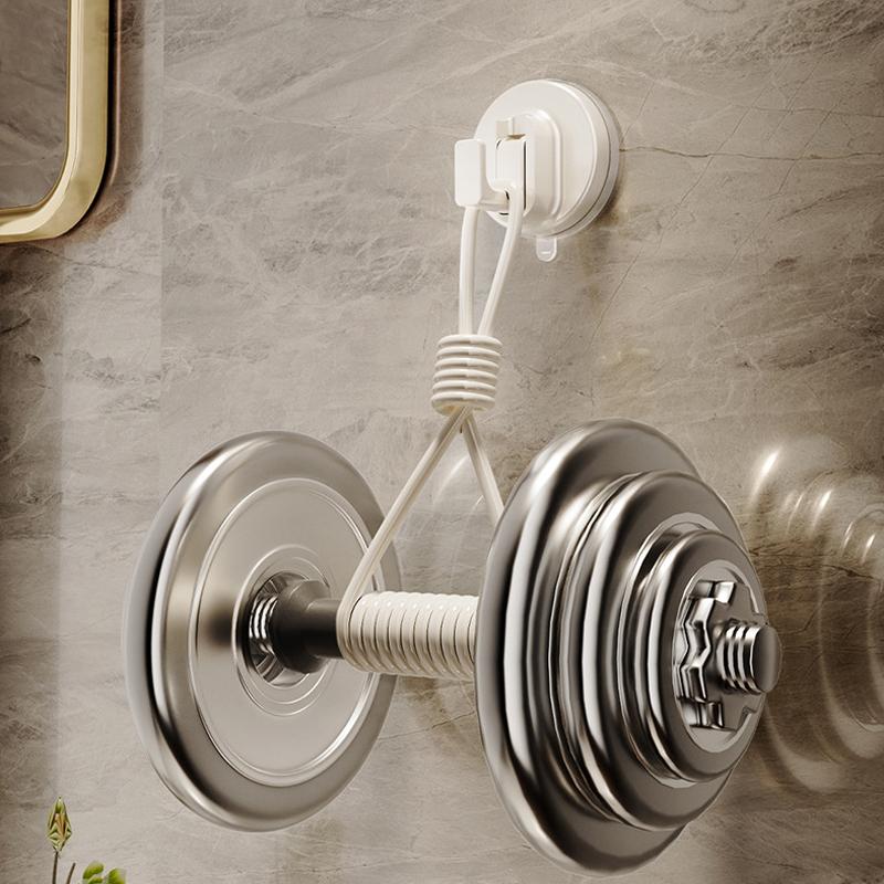 Reusable Suction Cup Hook Waterproof Wall Mount Hooks Punch-free Kitchen Bathroom Towel Robe Coat Clothes Hanger Hook Accessorie