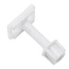 Toilet Hinge Screws White 2*Sliding Plates Accessories