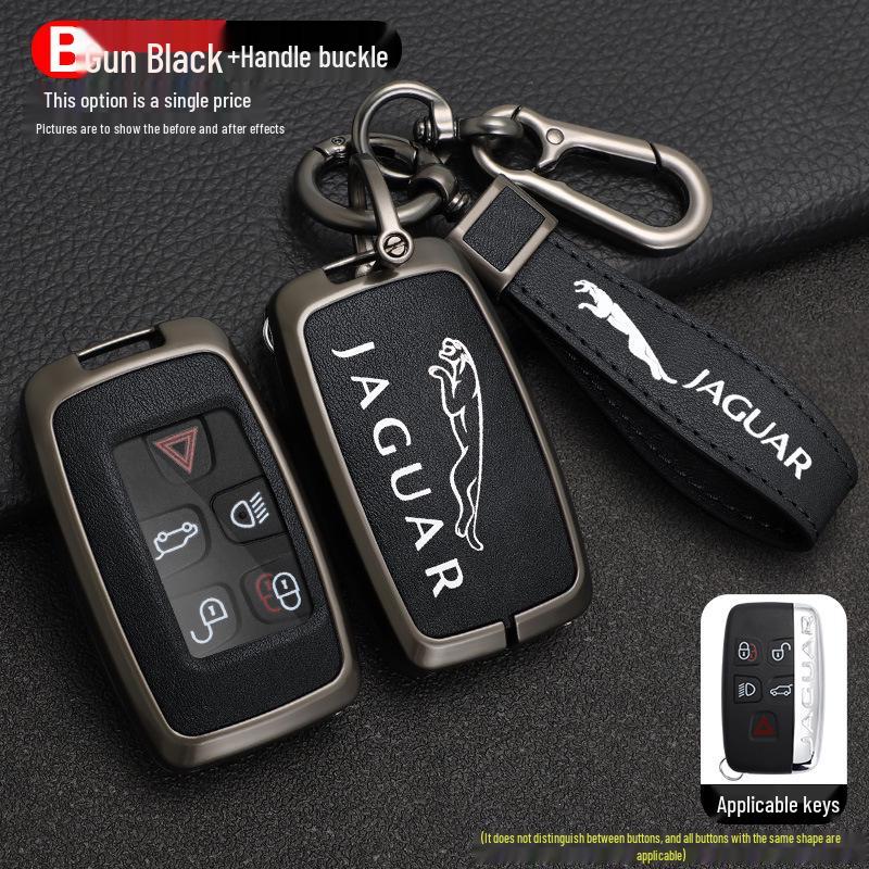 Jaguar Key Case for XFL, XEL, F-Pace, F-Type, XF, XE, XJ, E-Pace Models