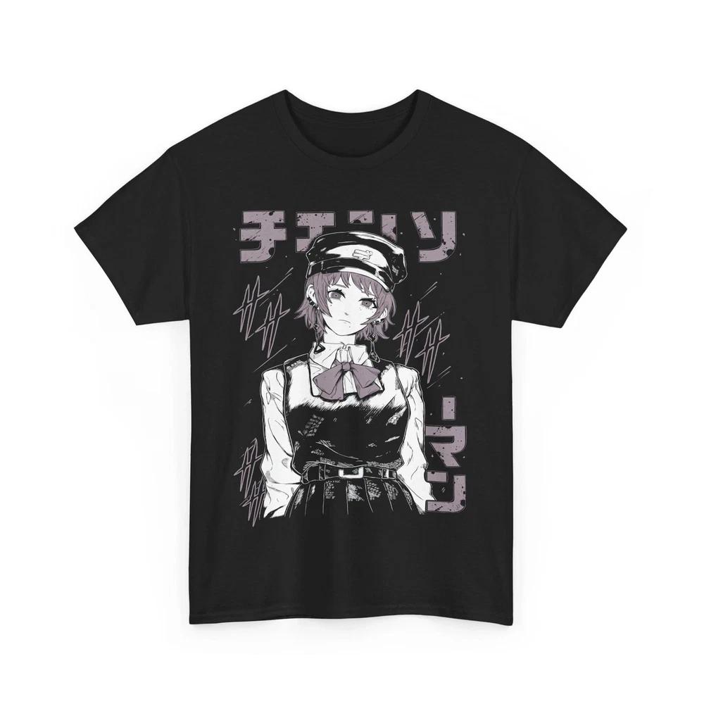 Anime Makima Chainsaw Unisex Black T Shirt S