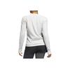 Adidas Comfortable Solid Color Crew Neck Sweatshirt Women Tops White DQ1918