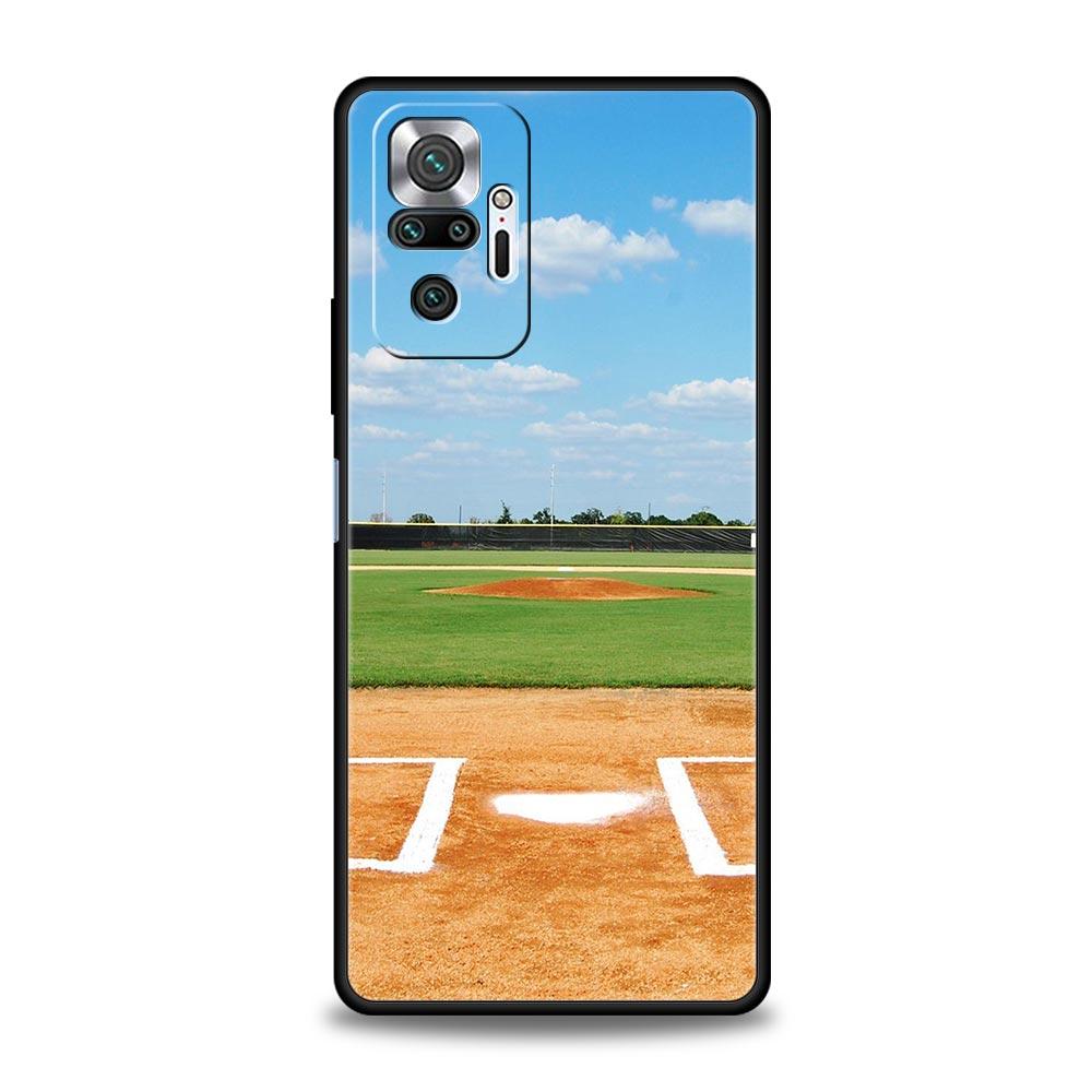 Phone Case For Xiaomi Redmi Note 14 13 12 5G 11 10 Pro Plus 4G 9S 9 14C 13C 12C 10C 9C 9A Soft TPU Cover Baseball