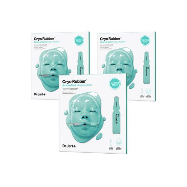 Dr. Jart+ Cryo Rubber Soothing Mask Cooling Hydrating Rubber Face Mask 3 Sheets