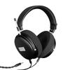 Cooyin SR70 Open-Back Wired Headphones with 70mm HD Large Diameter Diaphragm, Detachable Cable, Over-Ear, 3.5mm Jack, HiFi, High Resolution, Black