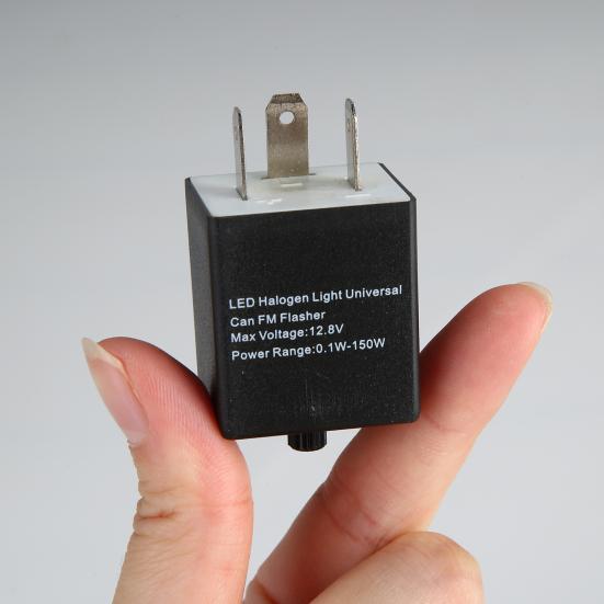 Universal bilmotorcykel 12V/24V justerbar LED-blinkersljusrelä