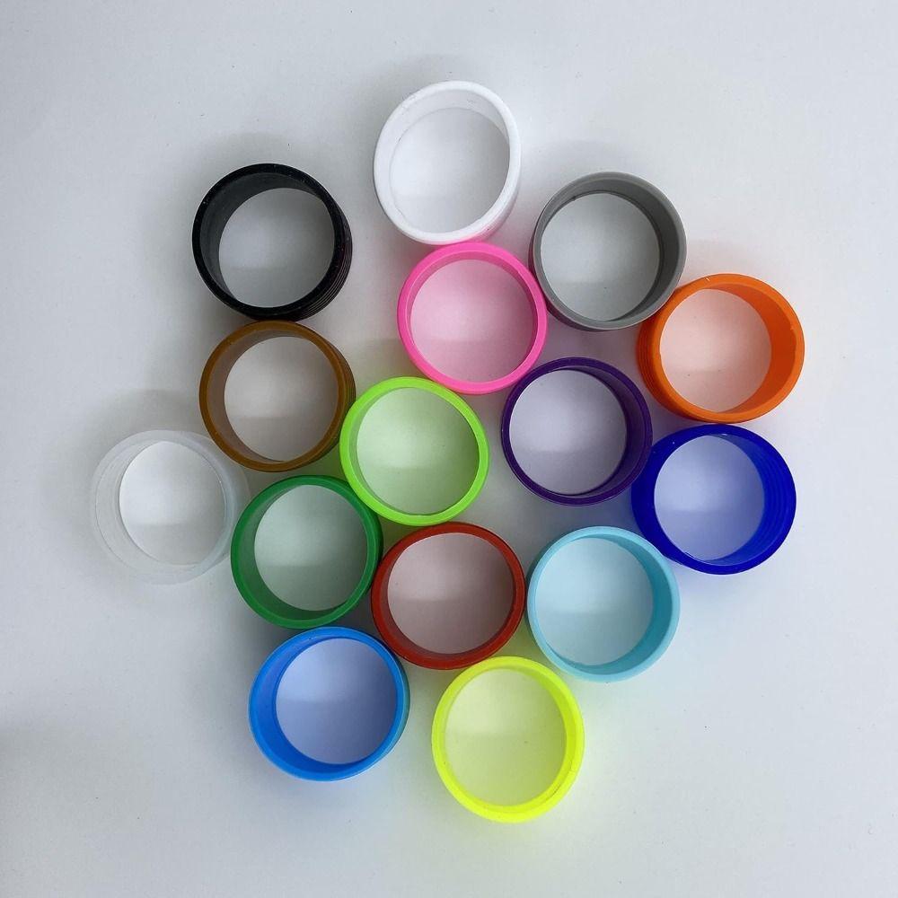 10 Pcs Sealed Rubber Ring Pickleball Paddle Grip Stretchable Elastic Racket Grip Handle Comfort Anti-slip Overgrip Competition