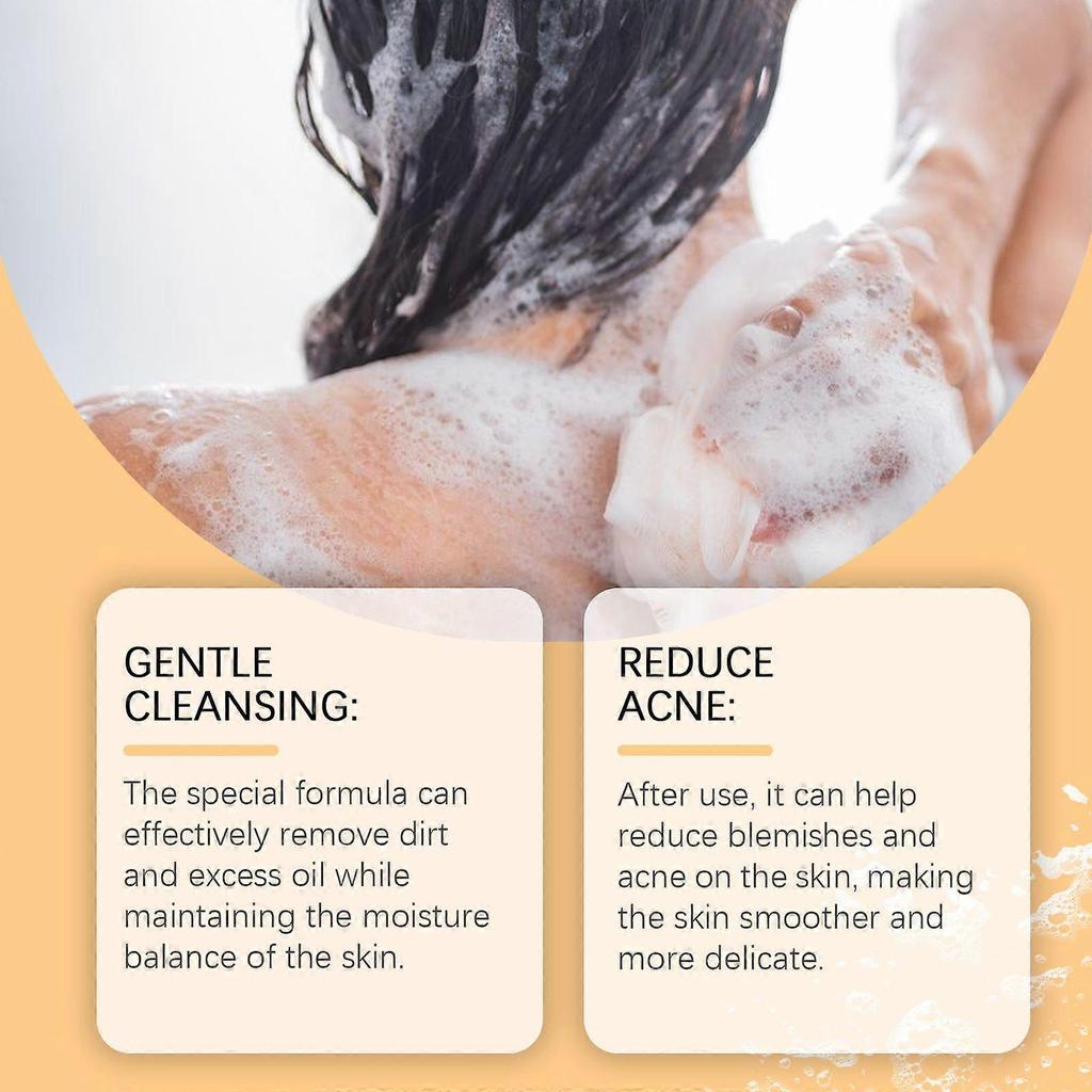Limited time!!Ouhoe Body Cleansing Soap Deep Cleanses Skin, Moisturizes, Refreshing Fragrance, Rich Foam Body Care Soap