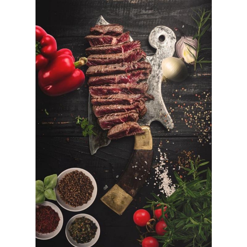 Food Western Cuisine Beef Steak Ingredient Seasoning Poster Print Wall Art Pictures Canvas Painting Living Room Home Decor Gift