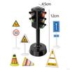 Simulated Traffic Light Pretend Toy Mini Scientific Experiment Safety Teaching Aids Portable